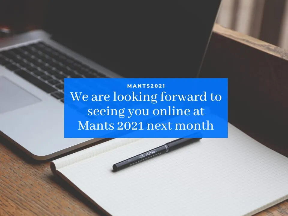 MANTS virtual trade show demonstration announcement graphic
