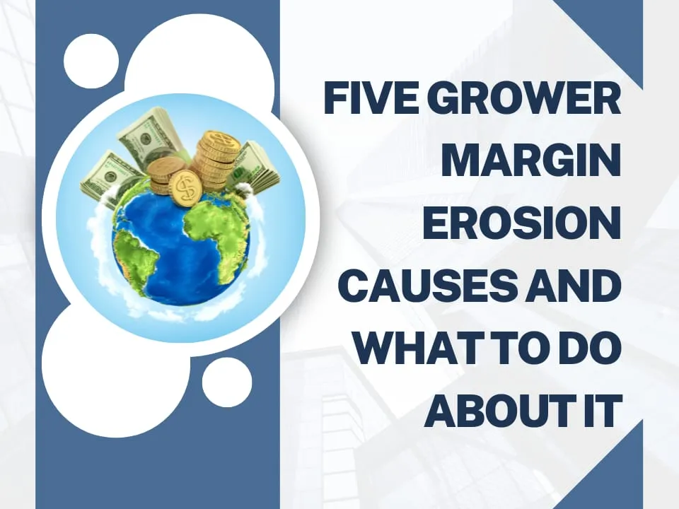 Five Grower Margin Erosion Causes and What To Do About It