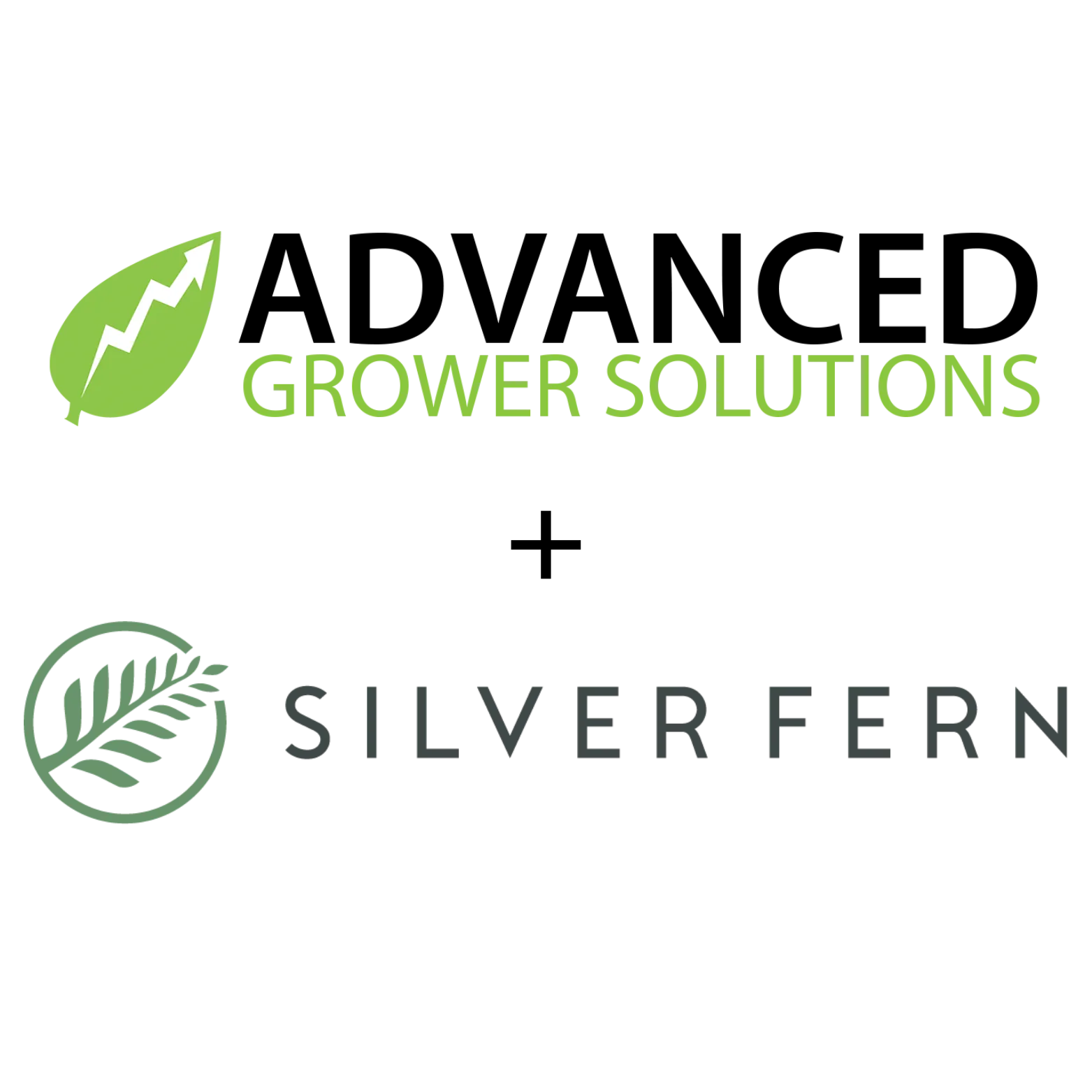 Advanced Grower Solutions and Silver Fern logos