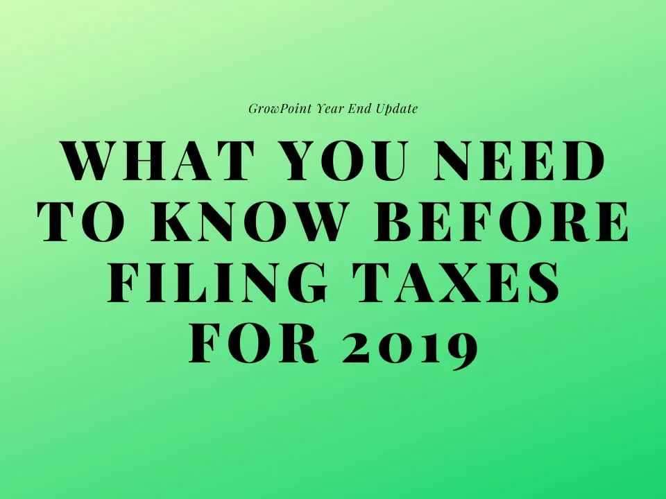 What You Need to Know Before Filing Taxes for 2019