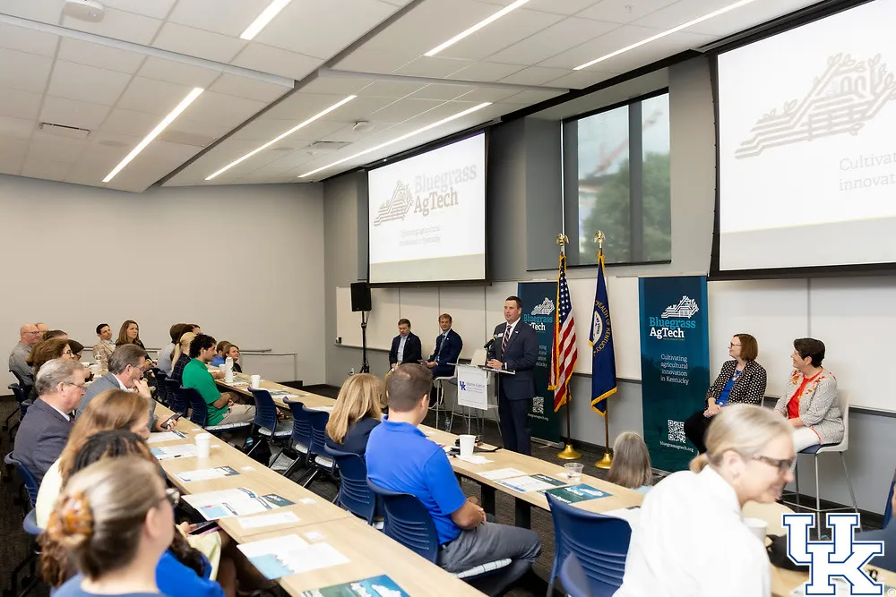 The BADC Round 3 award ceremony at the University of Kentucky's Martin-Gatton College.