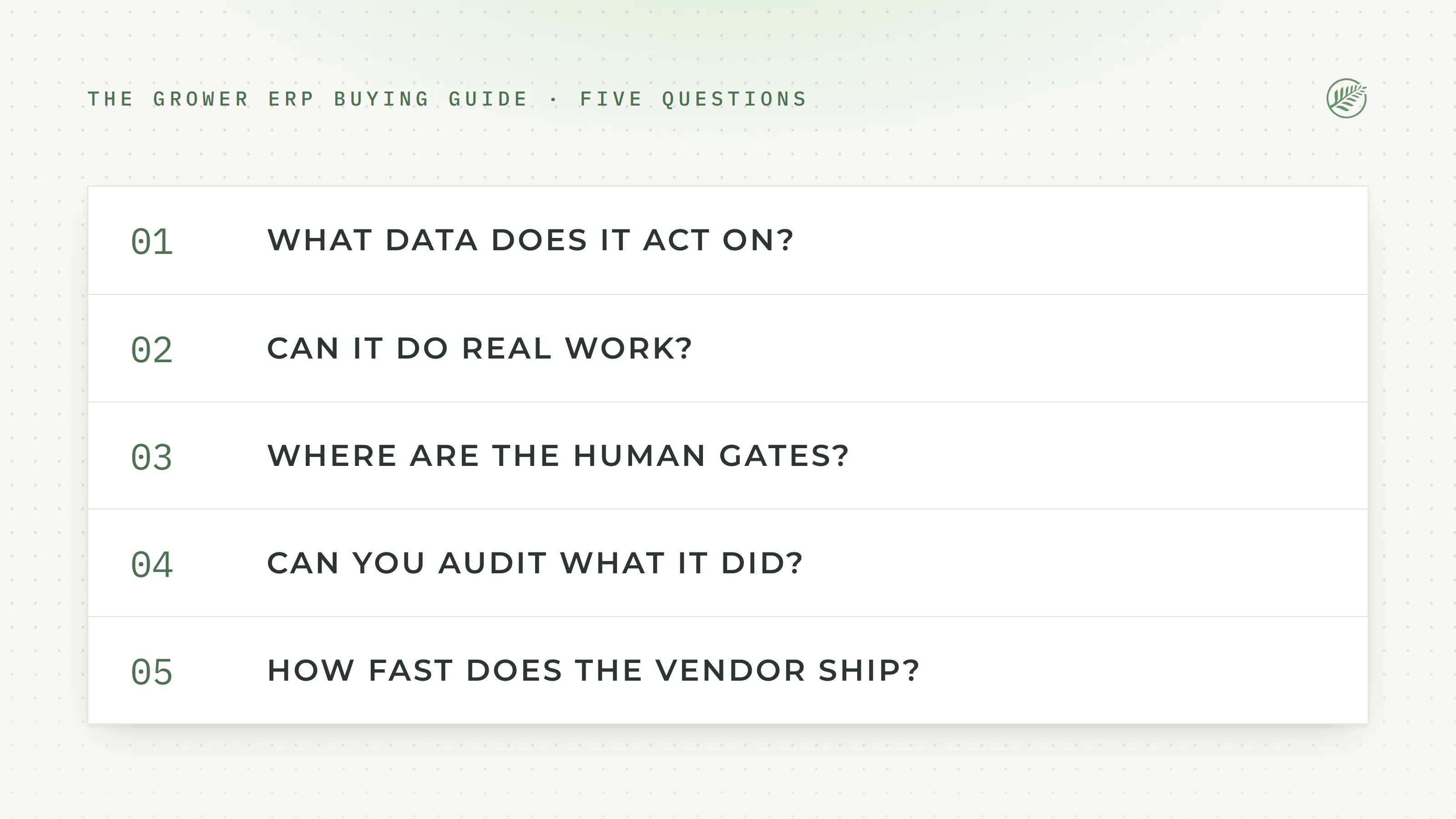 Every Vendor Says AI Now. Ask These Five Questions.