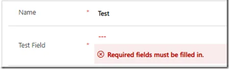 Field validation helps standardize processes