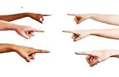 finger pointing